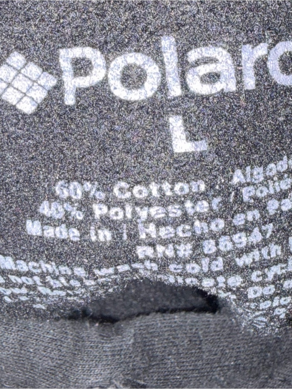 Polaroid Black Graphic Logo Pullover - Picture 2 of 2